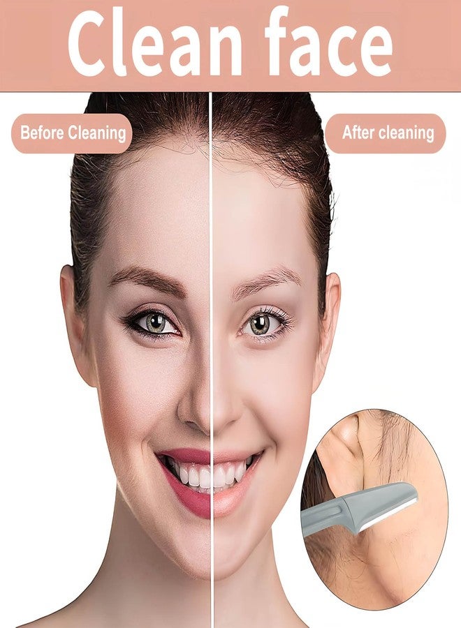 Qivorimith Dermaplaning Razors Tool for Women Face,3 PCS Eyebrow Razor,Facial Hair Removal for Women Sensitive Skin - Image 2